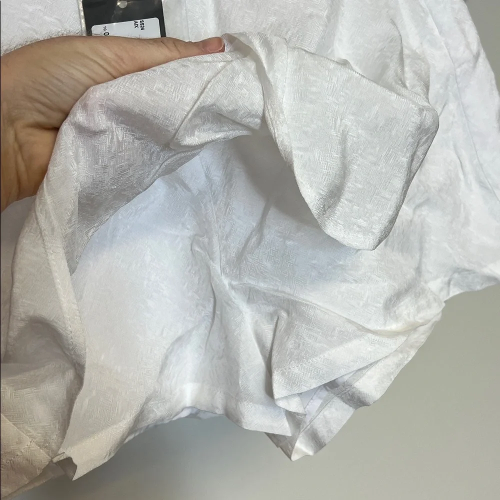 NWT Armani Exchange‎ High Waist White Skort- 0